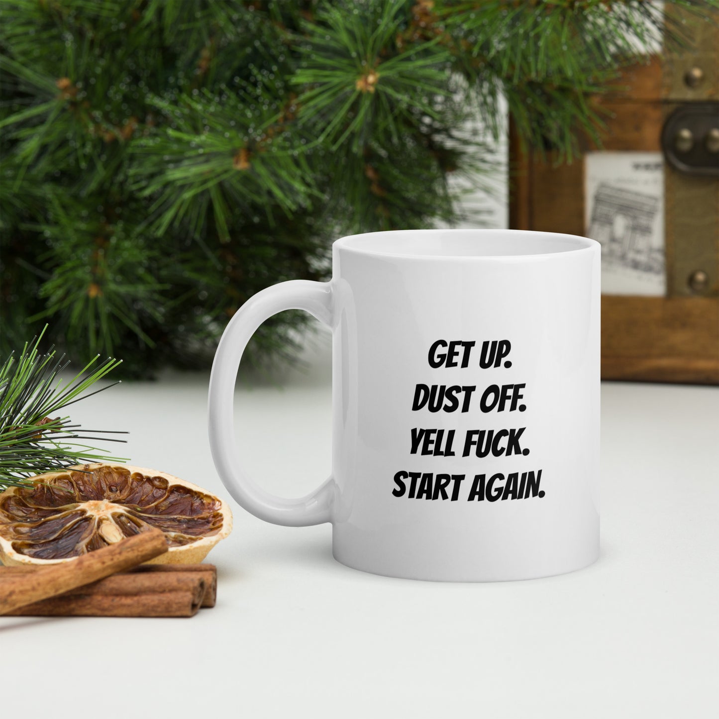 Get up Dust off Mug