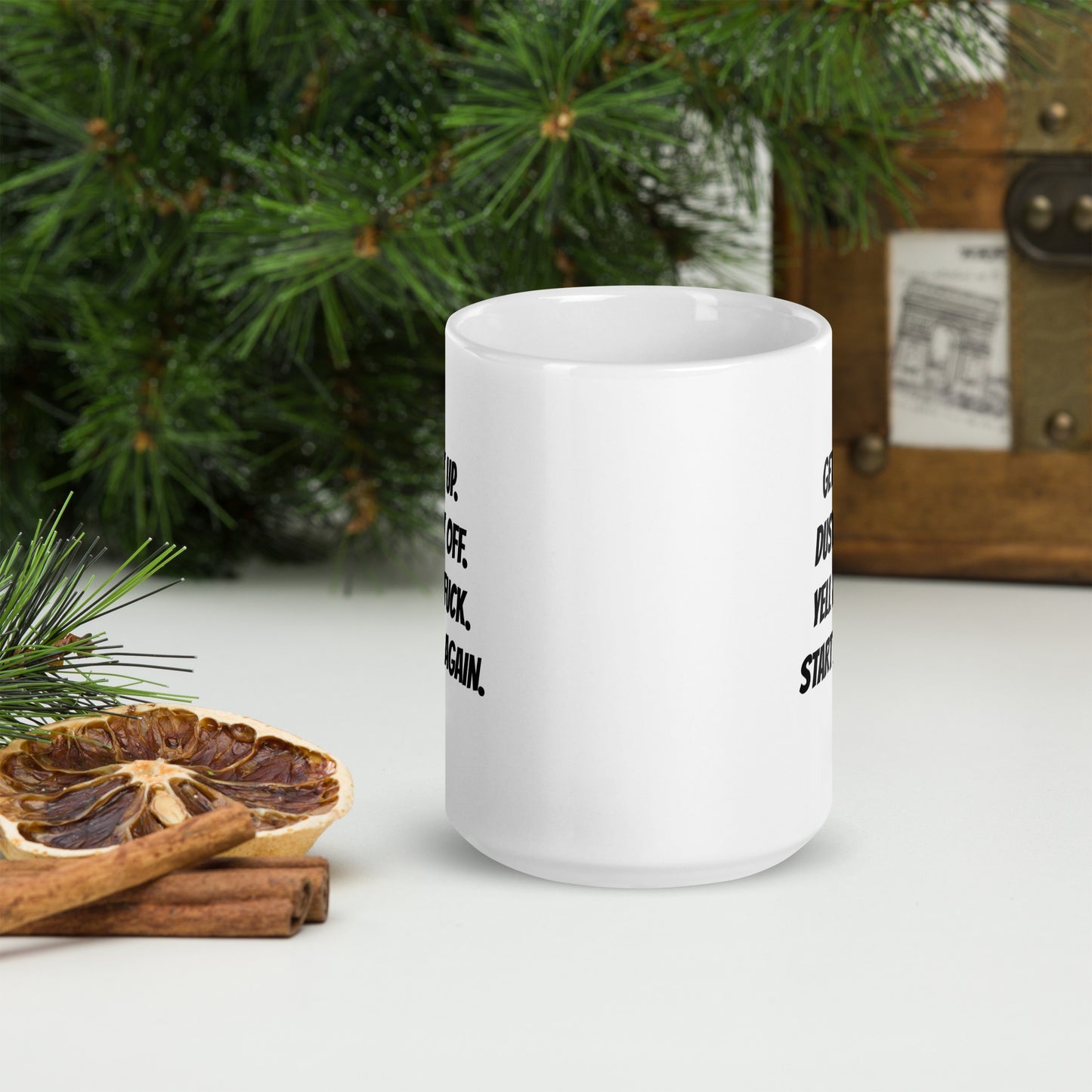 Get up Dust off Mug