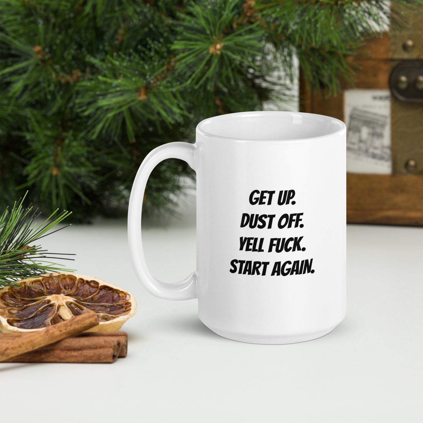 Get up Dust off Mug