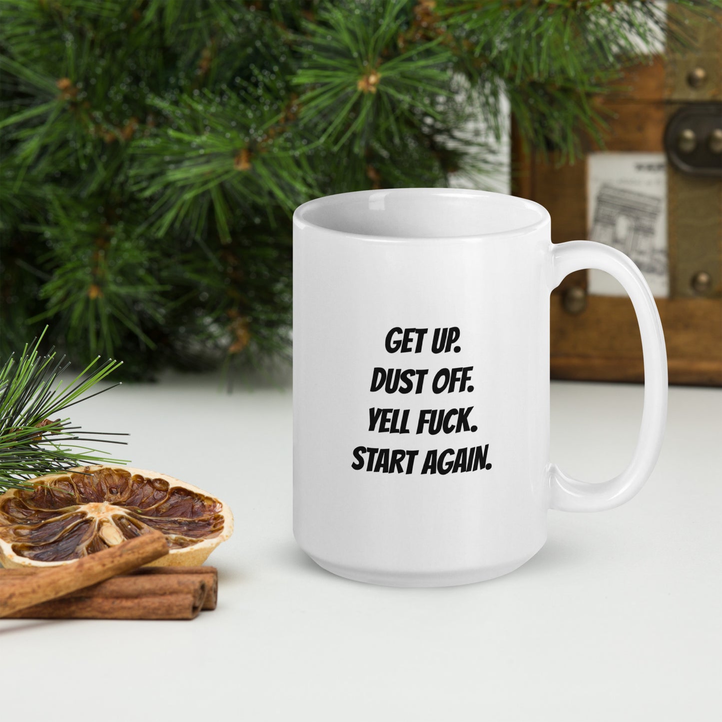 Get up Dust off Mug