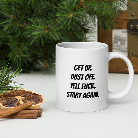 Get up Dust off Mug